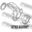 Moyeu de roue avant FEBEST 2782-S40MF - Visuel 2