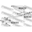 Silent bloc de suspension (train avant) FEBEST BZAB-017 - Visuel 2