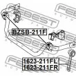 Suspension, stabilisateur FEBEST BZSB-211F - Visuel 2