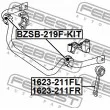 Suspension, stabilisateur FEBEST BZSB-219F-KIT - Visuel 2