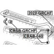 Coussinet de palier, stabilisateur FEBEST CRSB-GRCHF - Visuel 2