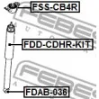 Douille, amortisseur FEBEST FDAB-036 - Visuel 2
