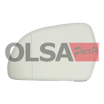 Verre de rétroviseur, rétroviseur extérieur AIC 75393