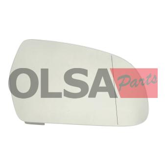 Verre de rétroviseur, rétroviseur extérieur AIC 75399