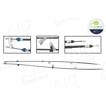 Tirette à câble, frein de stationnement AIC 75462