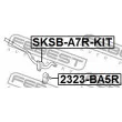 Coussinet de palier, stabilisateur FEBEST SKSB-A7R-KIT - Visuel 2