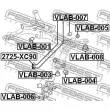 Suspension, corps de l'essieu FEBEST VLAB-007 - Visuel 2