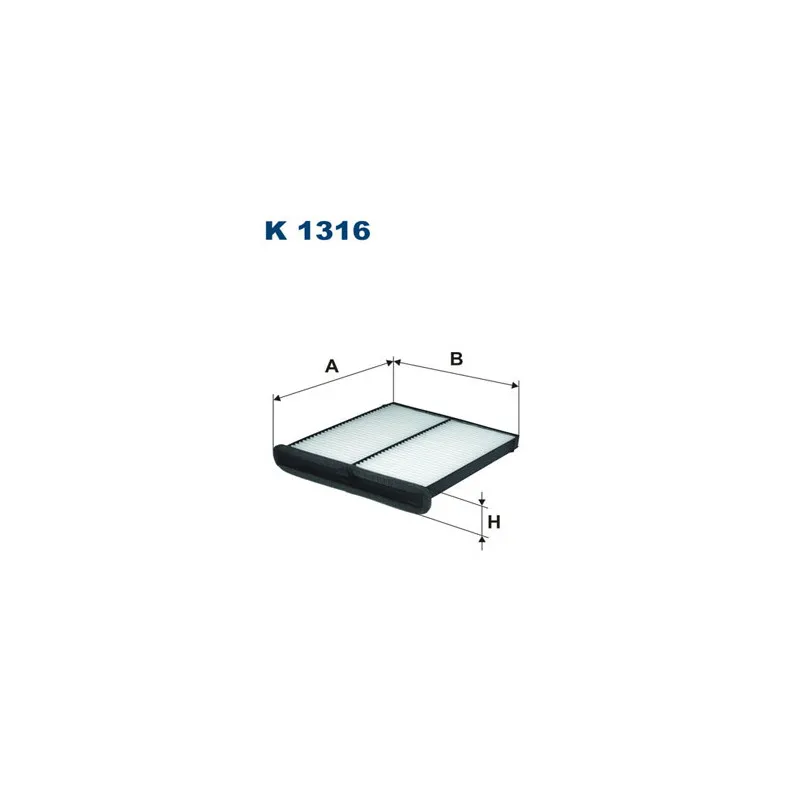 Filtre, air de l'habitacle FILTRON K 1316