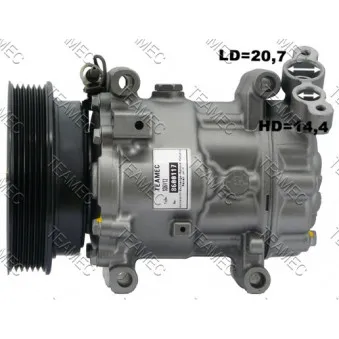 Compresseur, climatisation TEAMEC 8600117
