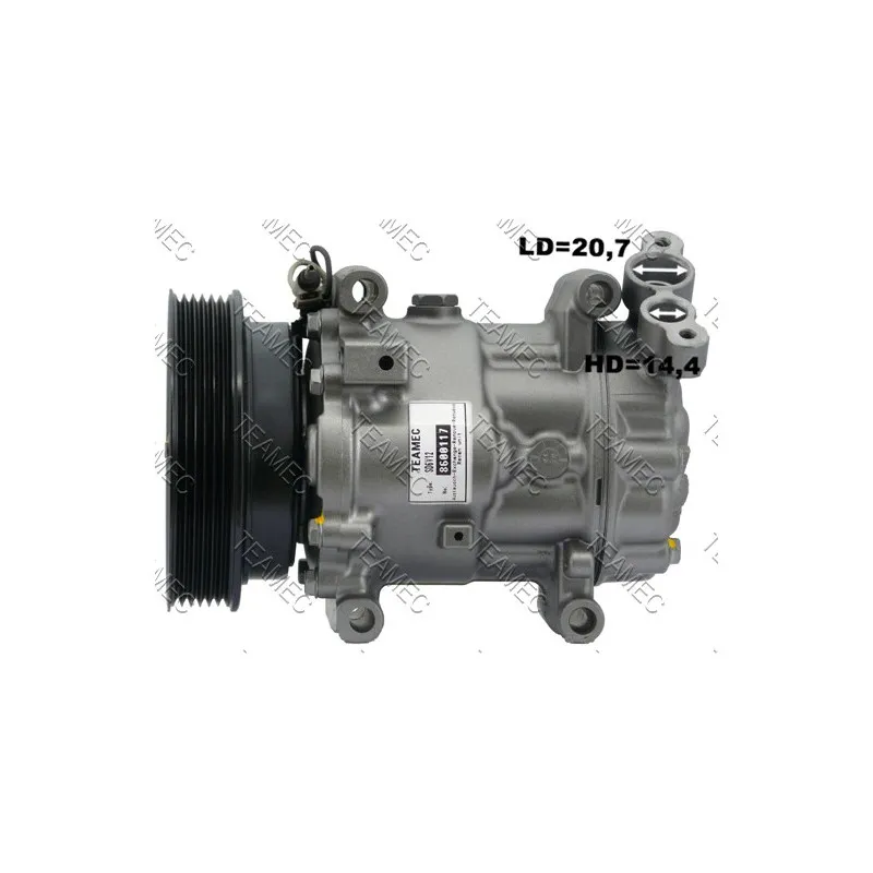 Compresseur, climatisation TEAMEC 8600117