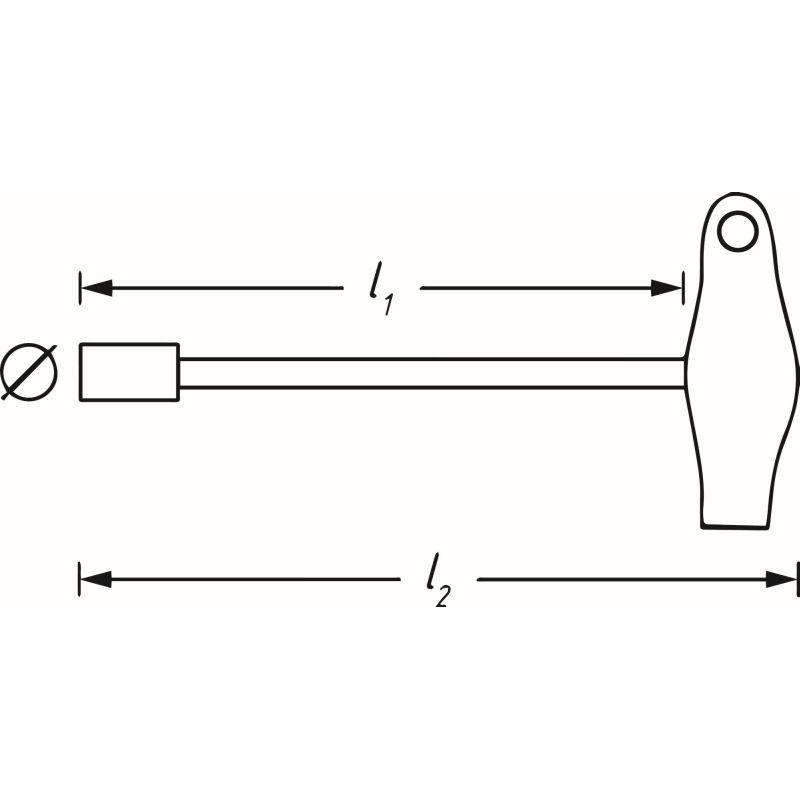 Clé à douille HAZET 428-3.5 - Visuel 3