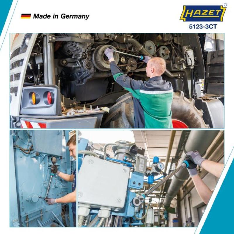 Clé dynamométrique HAZET 5123-3CT - Visuel 1