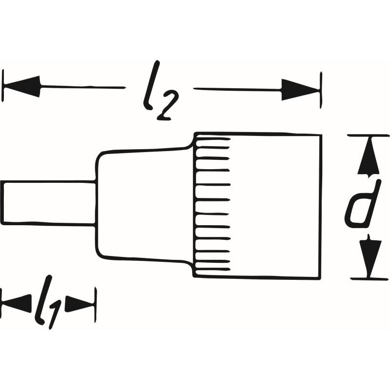 Clé à douille HAZET 990LG-8 - Visuel 1