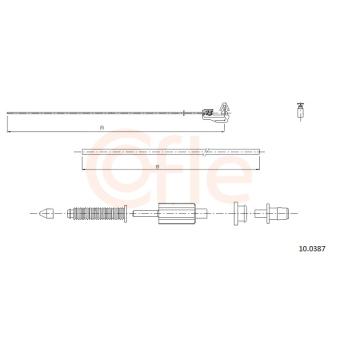 Câble d'accélération COFLE
