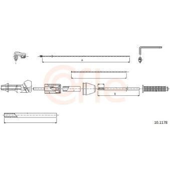 Câble d'accélération COFLE