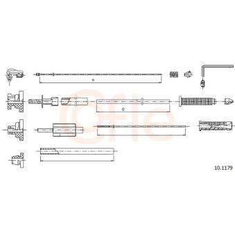 Câble d'accélération COFLE