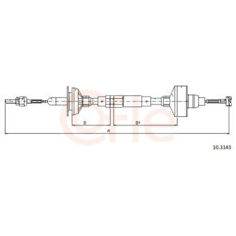 Tirette à câble, commande d'embrayage COFLE
