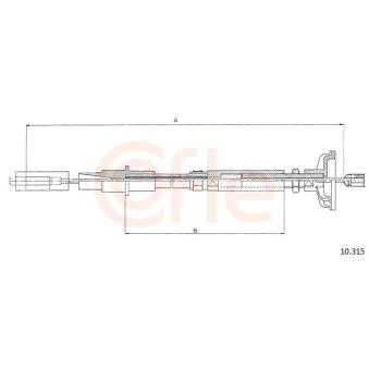 Tirette à câble, commande d'embrayage COFLE