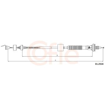 Tirette à câble, commande d'embrayage COFLE