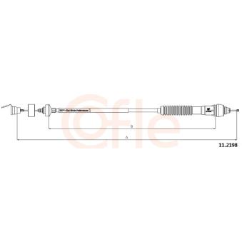 Tirette à câble, commande d'embrayage COFLE