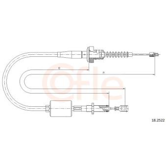 Tirette à câble, commande d'embrayage COFLE