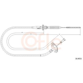 Tirette à câble, commande d'embrayage COFLE