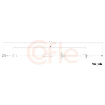 Tirette à câble, boîte de vitesse manuelle COFLE