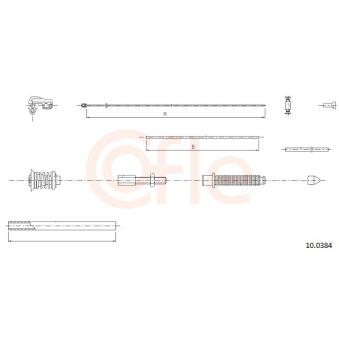 Câble d'accélération COFLE