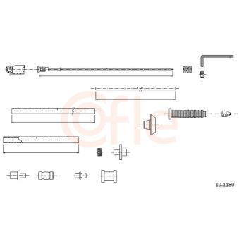 Câble d'accélération COFLE