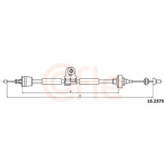 Tirette à câble, commande d'embrayage COFLE