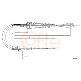 Câble d'accélération COFLE