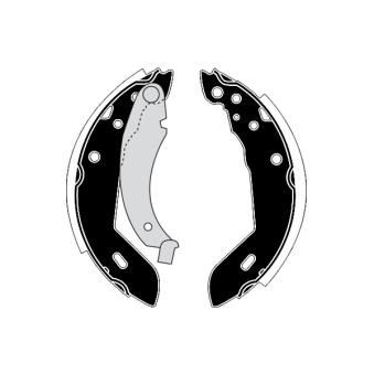 Jeu de mâchoires de frein RAICAM