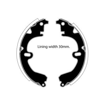 Jeu de mâchoires de frein RAICAM