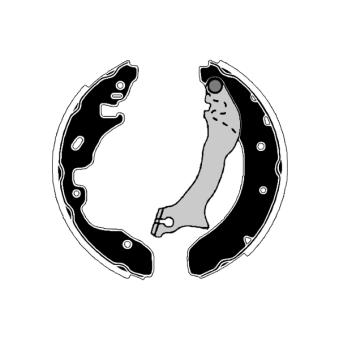 Jeu de mâchoires de frein RAICAM