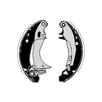 Jeu de mâchoires de frein RAICAM RA27660