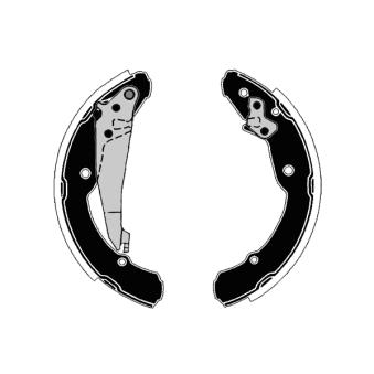 Jeu de mâchoires de frein RAICAM