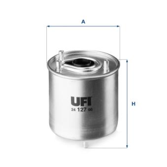 Filtre à carburant UFI 24.127.00