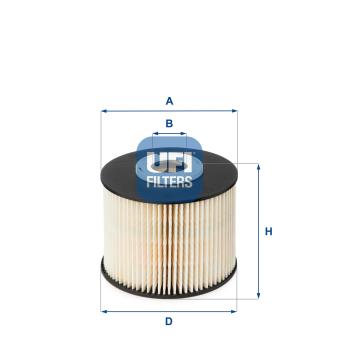 Filtre à carburant UFI 26.055.00