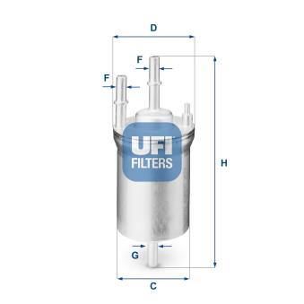 Filtre à carburant UFI
