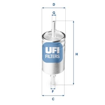 Filtre à carburant UFI 31.941.00