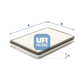 Filtre, air de l'habitacle UFI