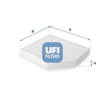 Filtre, air de l'habitacle UFI