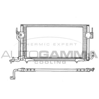 Condenseur, climatisation AUTOGAMMA 101595