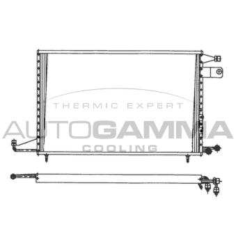 Condenseur, climatisation AUTOGAMMA 101718