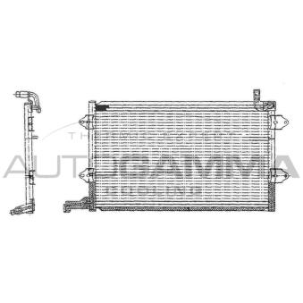 Condenseur, climatisation AUTOGAMMA 101719