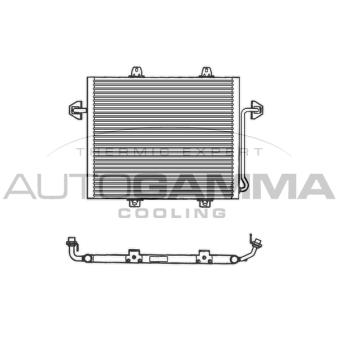 Condenseur, climatisation AUTOGAMMA 101787