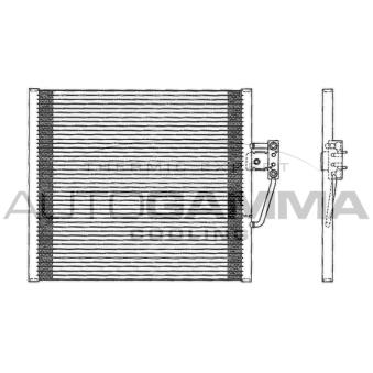 Condenseur, climatisation AUTOGAMMA 102609