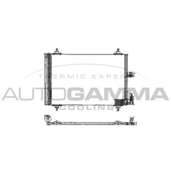 Condenseur, climatisation AUTOGAMMA 102627