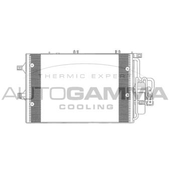Condenseur, climatisation AUTOGAMMA 102738