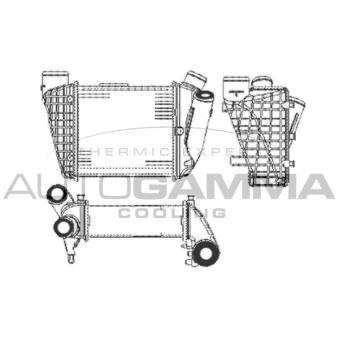 Intercooler, échangeur AUTOGAMMA 102985